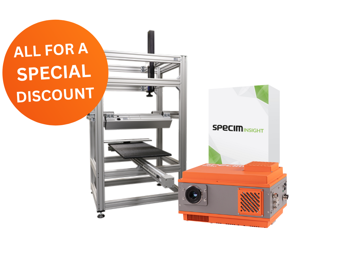 Bundle three components including large labscanner, FX50 hyperspectral camera, Specim insight product box