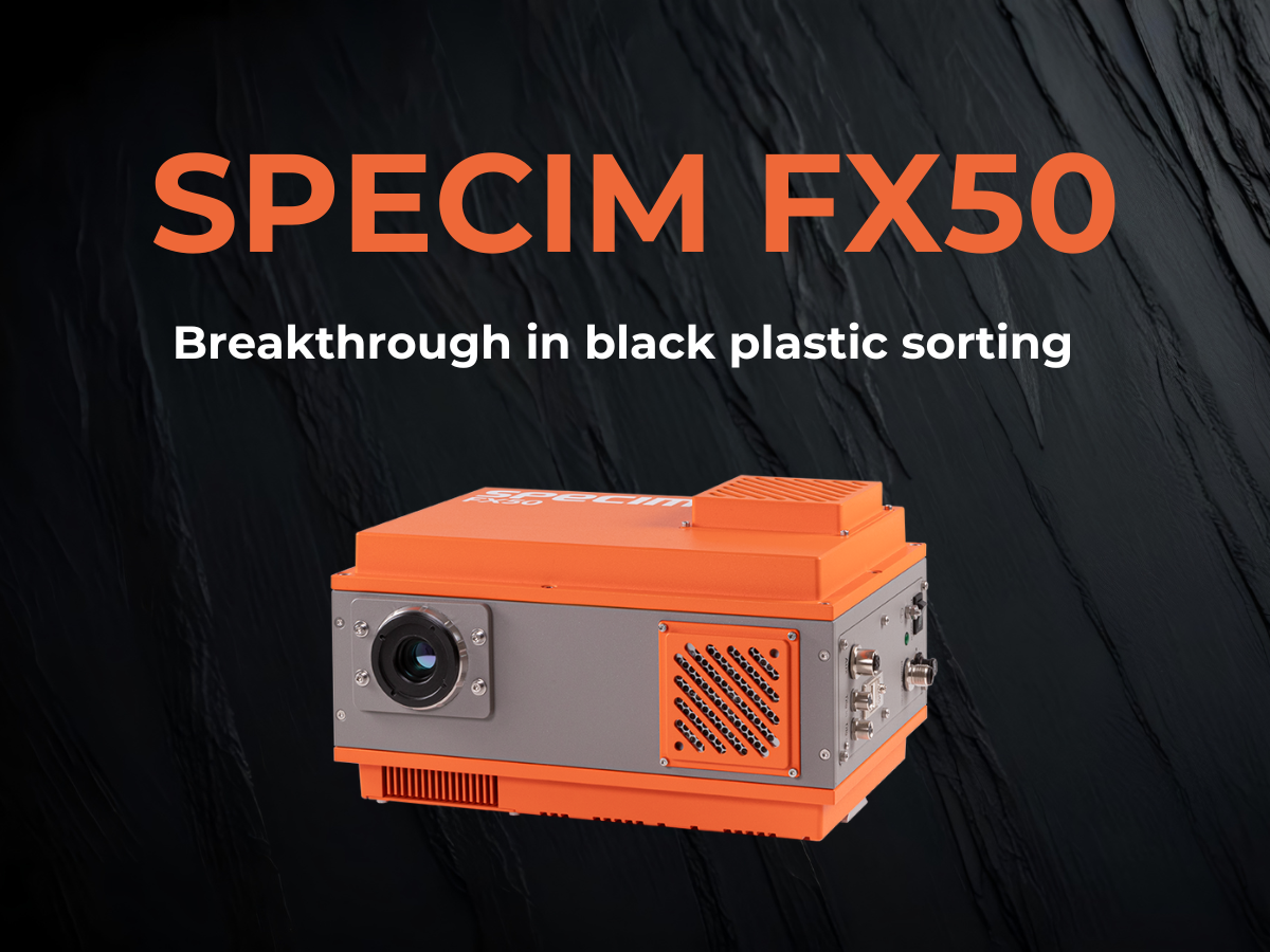 Specim FX50 MWIR hyperspectral camera front view with no objective lens