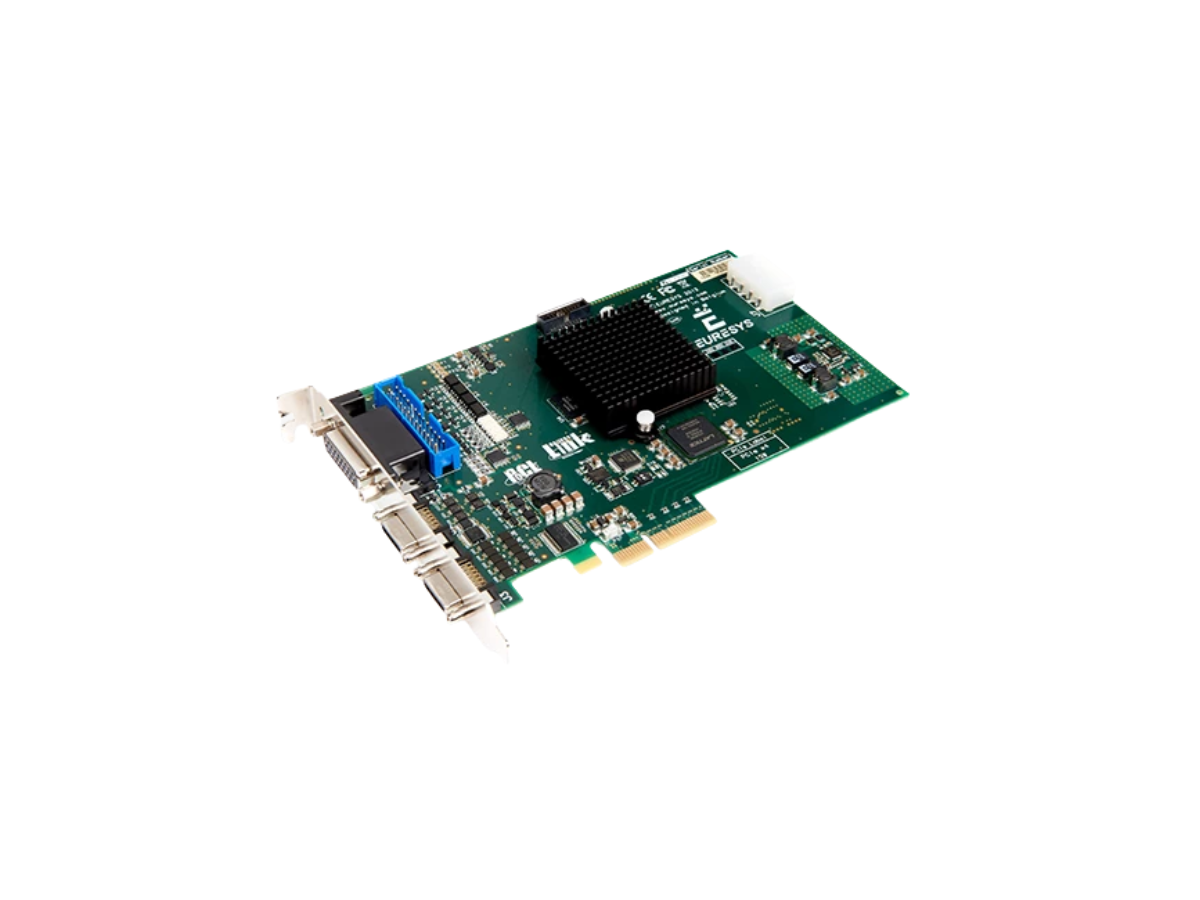 Euresys grablink full XR frame grabber top side view