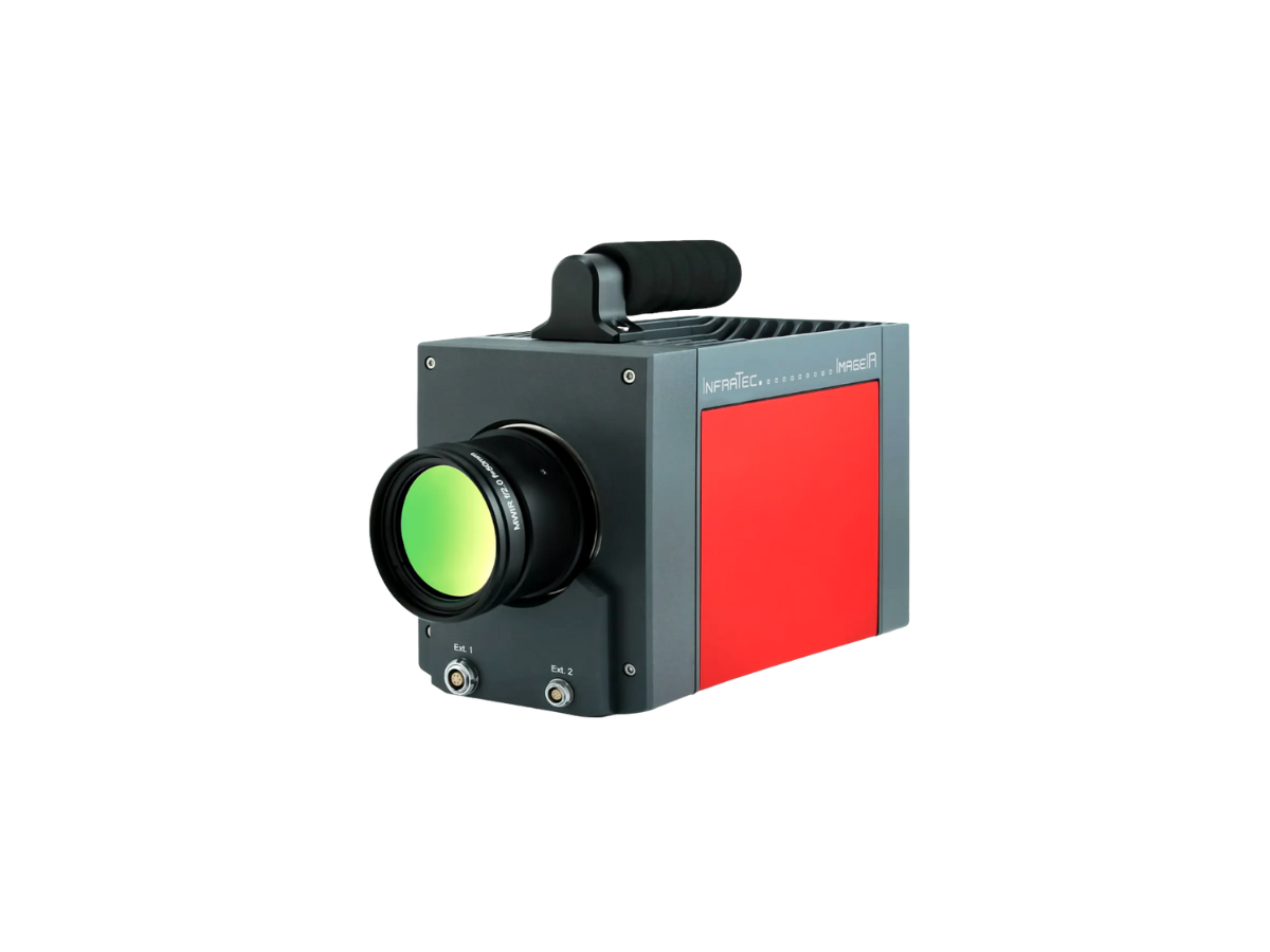 InfraTec ImageIR 5300 camera with objective lens, side view